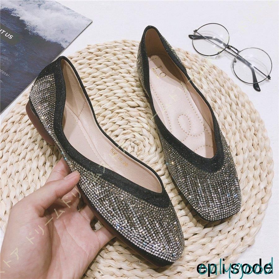 マタニティ フラットパンプス