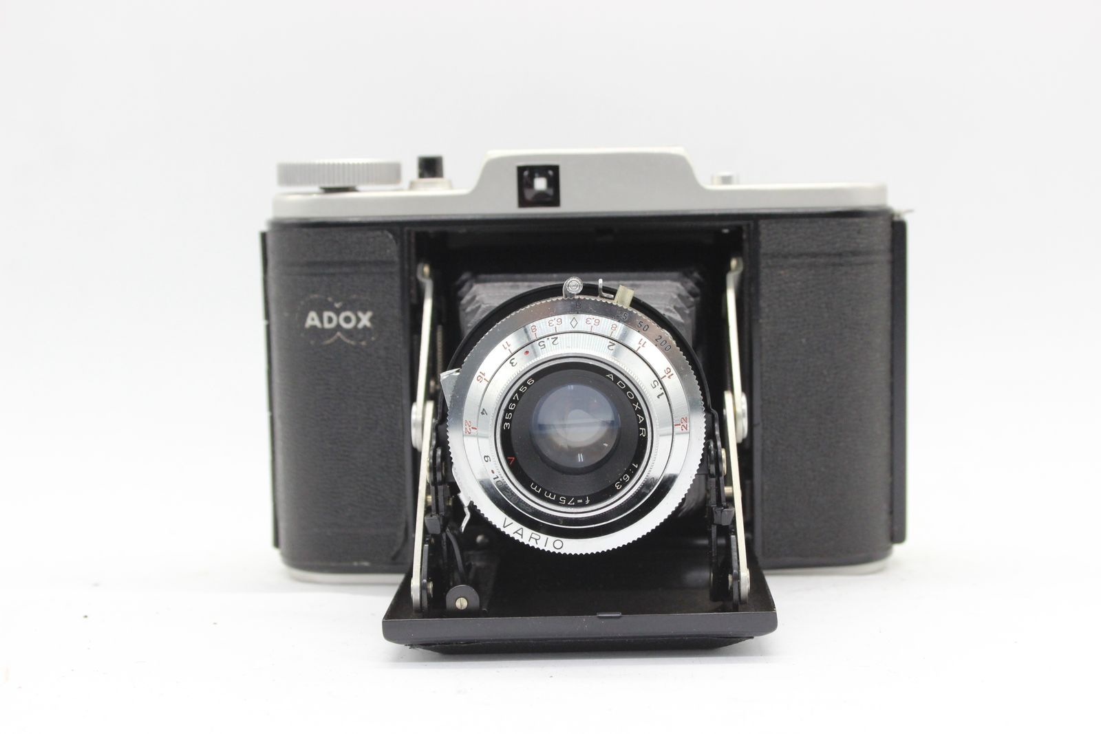 返品保証】 【貴重な元箱付き】ADOX Golf Adoxar 75mm F6.3 蛇腹カメラ