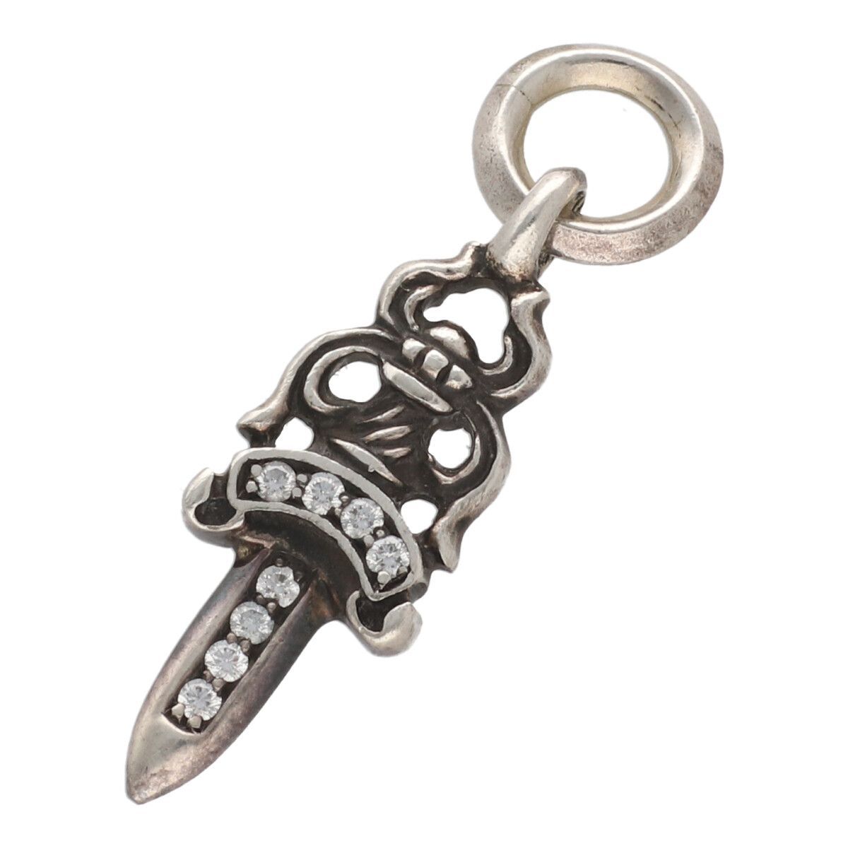 中古】 CHROME HEARTS クロムハーツ No5 ダガー チャーム SV925