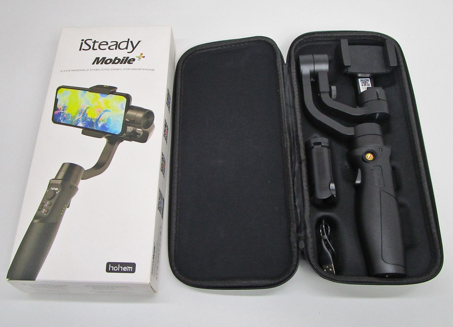 新品未開封　hohem iSteady V3 スマートフォン用スタビライザー Amazon.co.jp: hohem V3 スマホジンバル 3軸ポータブル
