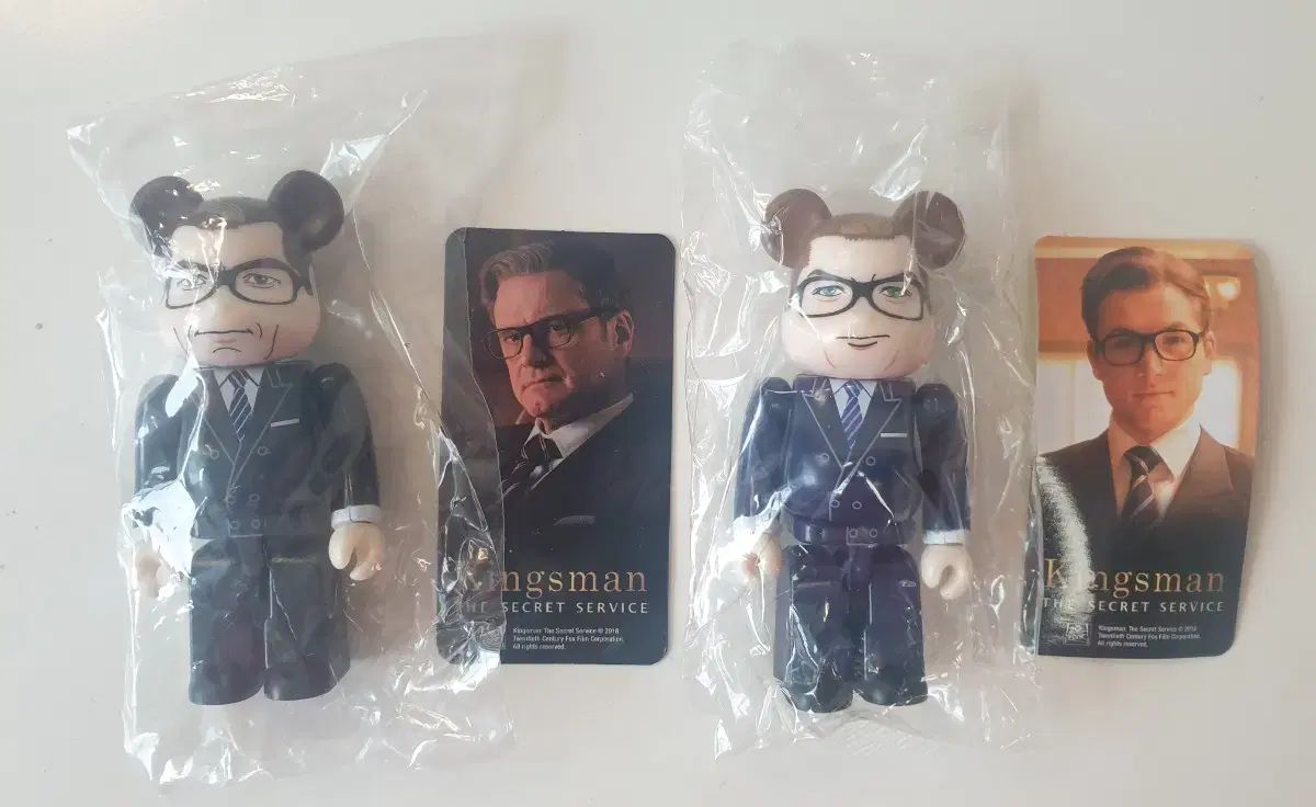 BE@RBRICK(ベアブリック) 36 焦げた ヒーロー キングスマン セット