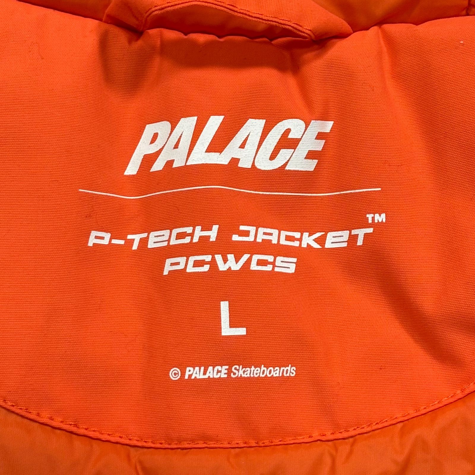 極美品 PALACE P-TECH JACKET ORANGE L パレス 中綿 ナイロン