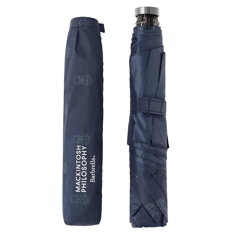 成功した ムーンバット マッキントッシュフィロソフィー 雨傘 折りたたみ傘 超軽量 バーブレラ アウトラインベアー 21-431-11146-02 ブルー 0 【安心の国内正規商品】 