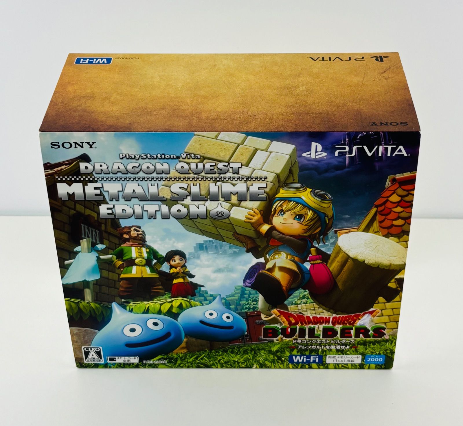 ほぼ PSVITA ドラゴンクエストビルダーズ メタルスライムエディション PCH 2000 シルバー