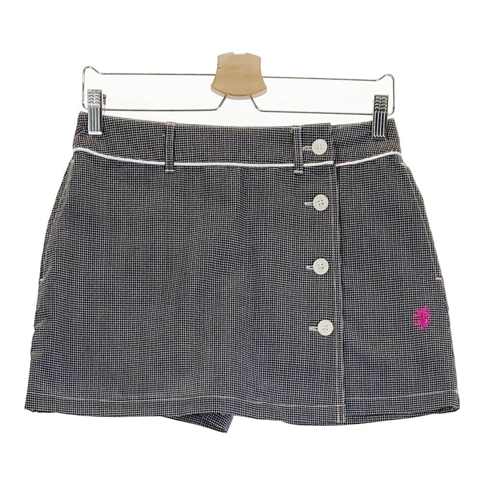 サイズ：M ADMIRAL アドミラル インナー付きスカート 千鳥柄 ブラック