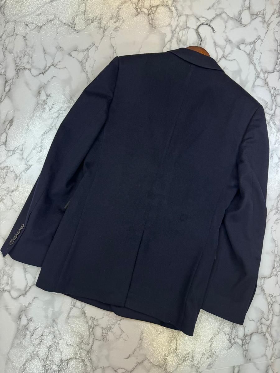 【中古】 Dior HOMME （ディオールオム） ディオール テーラードジャケット ｼﾞｬｹｯﾄ メンズ衣類 ジャケット  Navy ネイビー 46 カシミヤ100％