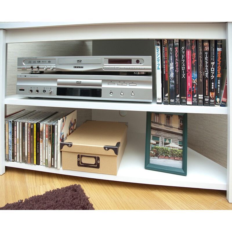 Wega コーナーTVボード WAL/WH サカベ リビング収納 家具・インテリア