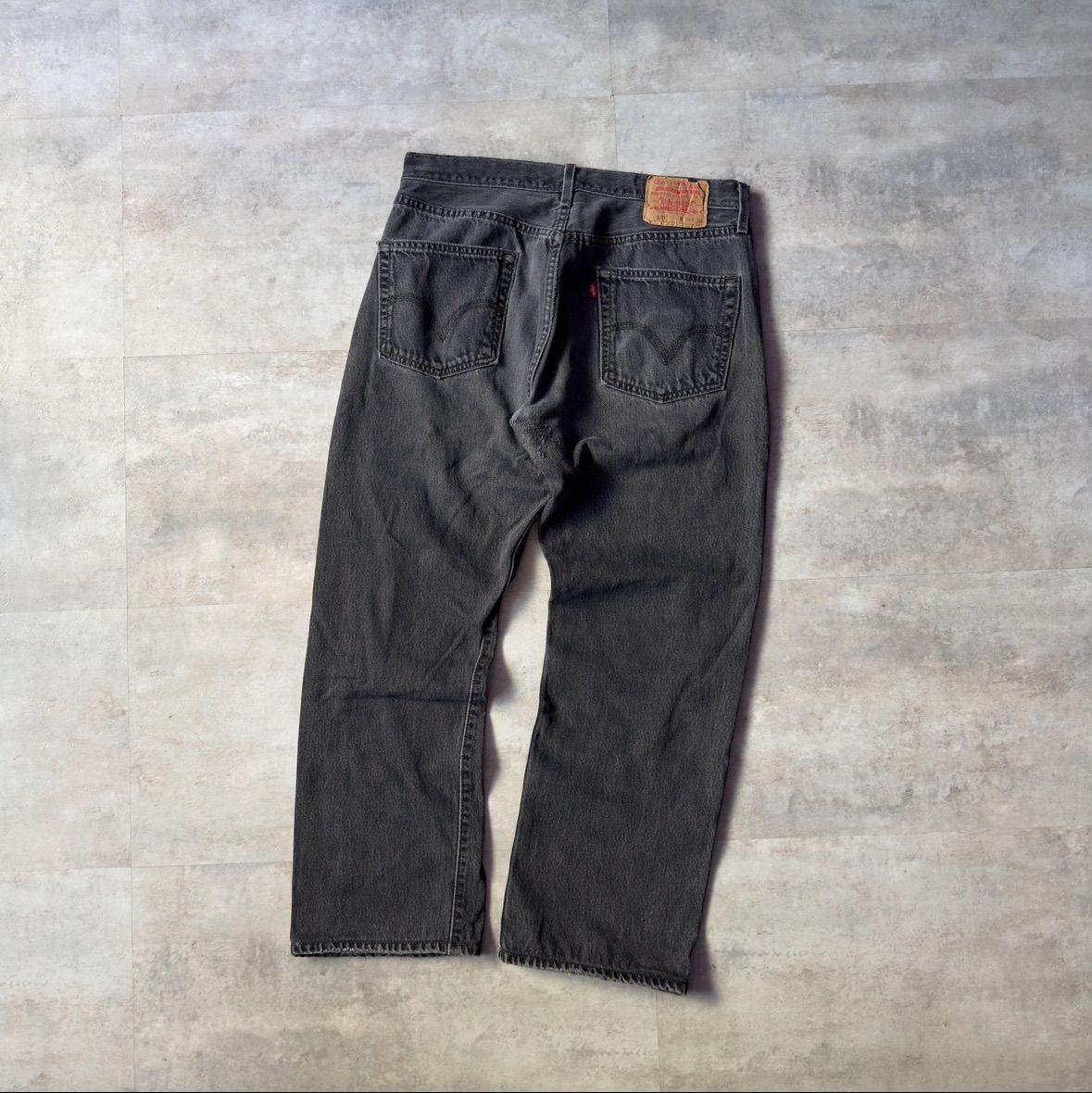 LEVI'S 501 ブラック ストレートデニム W36 L30 90's Levi's 501 先染め BLACK DENIM PANTS W36 L30 USA製