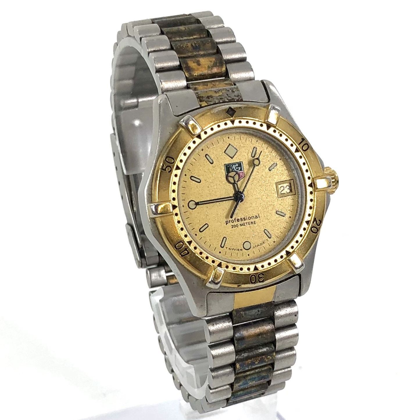 TAG HEUER プロフェッショナル 964.013-2 QZ 押し付けがましく メンズ