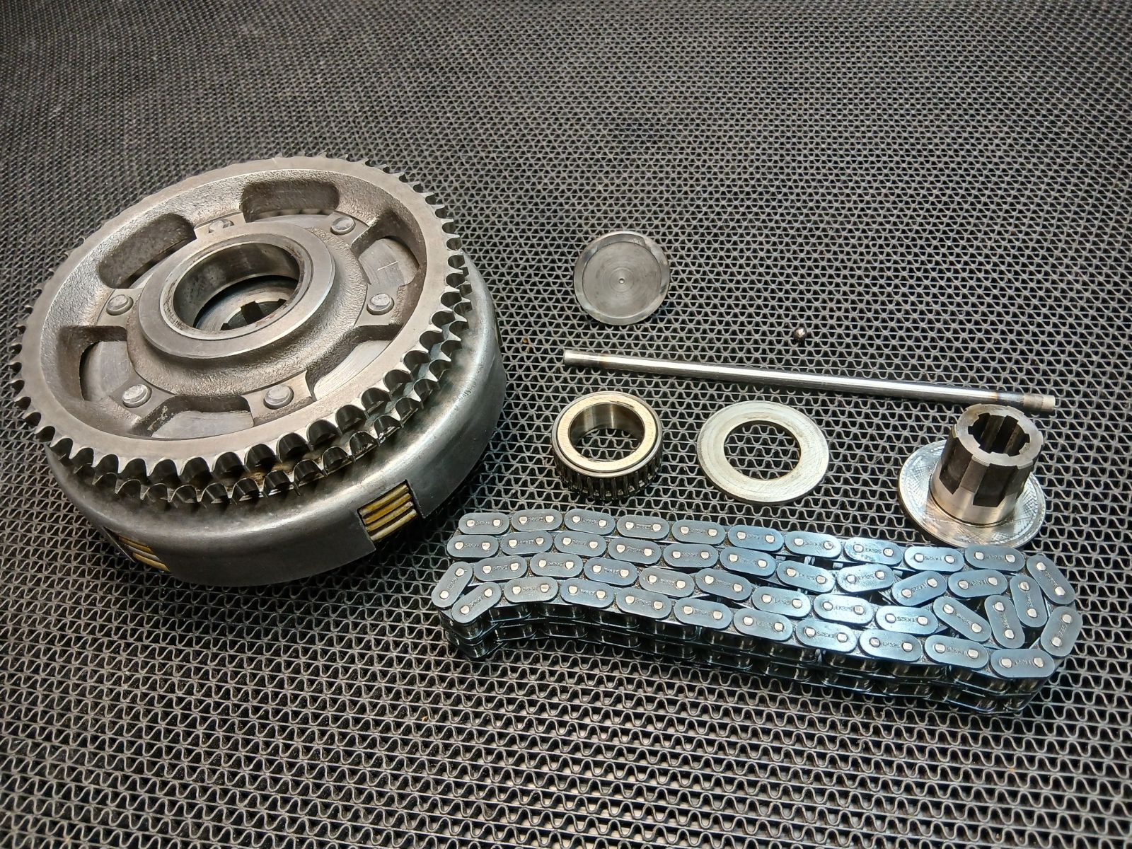 カワサキ W3 クラッチハウジングSET 650-RS 昭和48年 実動車両 W2TT W1SS ダブサン マッハMACH W1SA 旧車絶版 Z 動画あり