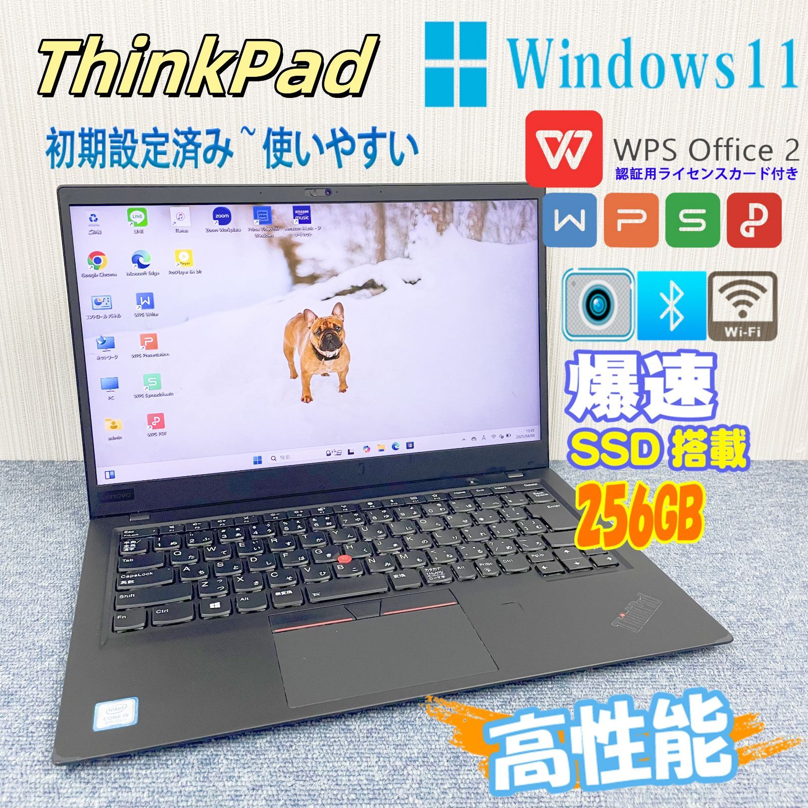 Windows11》 ThinkPad L15 Gen3 / 15.6インチ / Core i5-1235U
