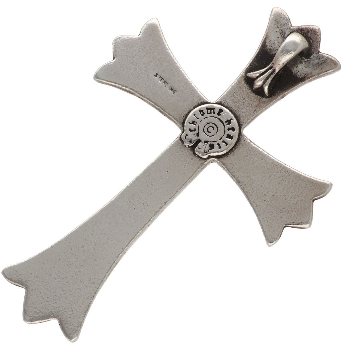 CHROME HEARTS クロムハーツ ラージCHクロス SV925 シルバー ネックレス ペンダント トップ チャーム 25031926 RS