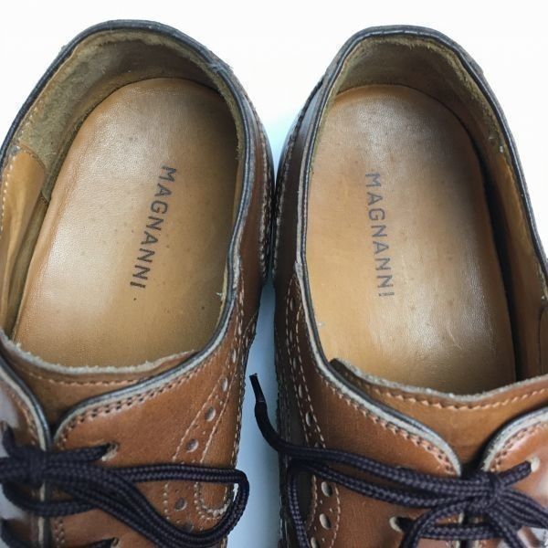 美品！試着交換OK！MAGNANNI マグナーニ ウイングチップ ビジネス