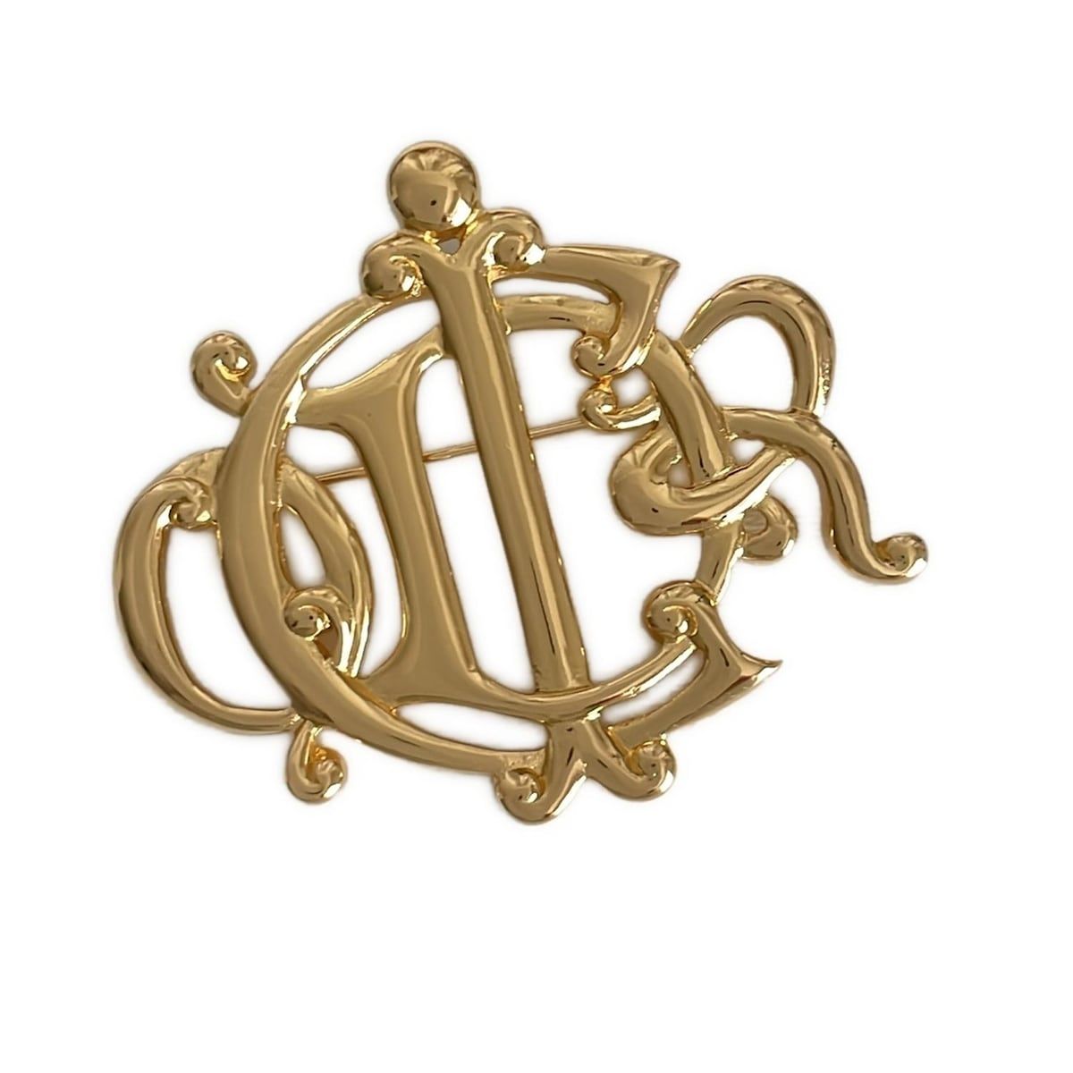 DIOR|ChristianDior ディオール|クリスチャンディオール ブローチ - ゴールド