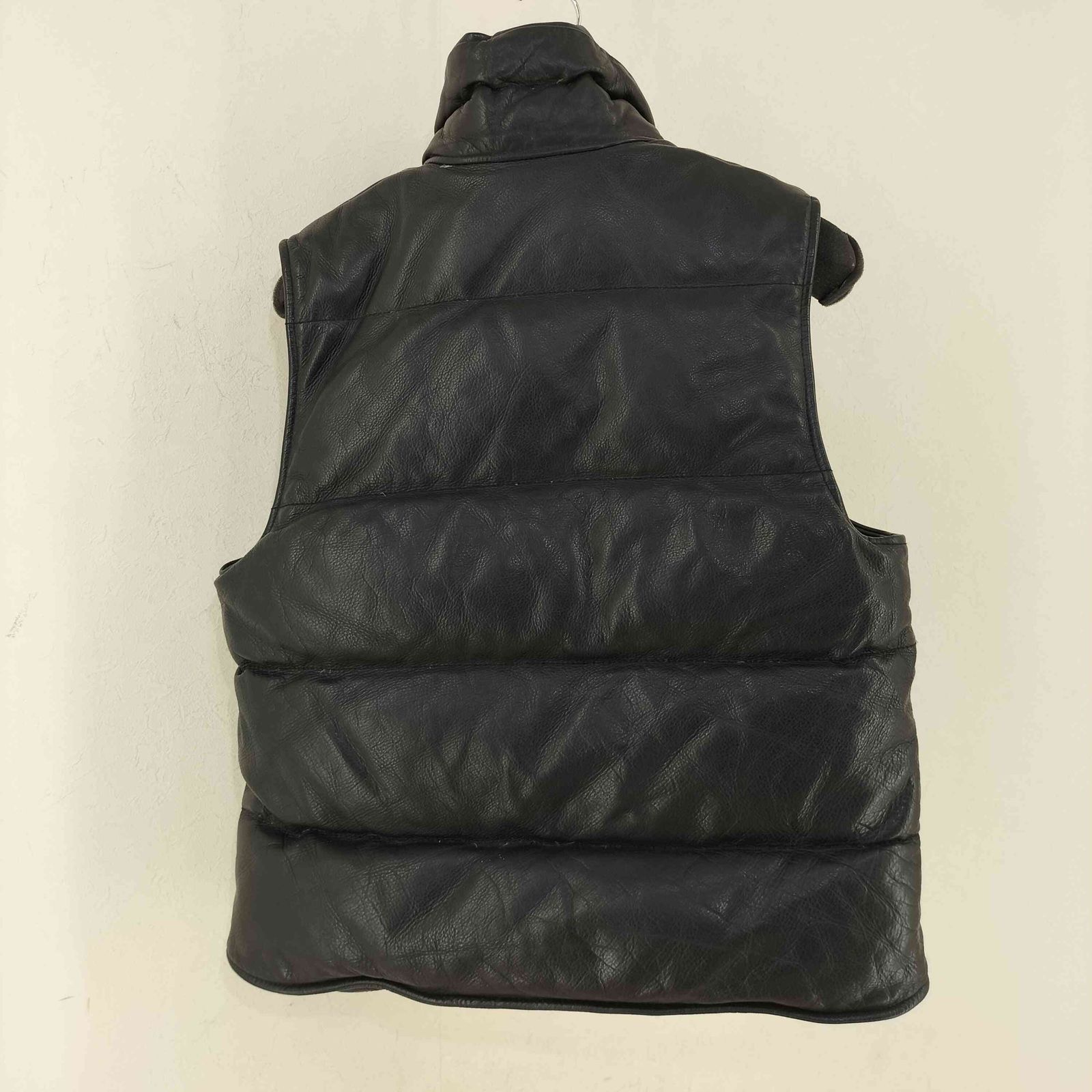 ユーズドフルギ USED古着 MUSHMANS Utility Leather Down Vest STEER
