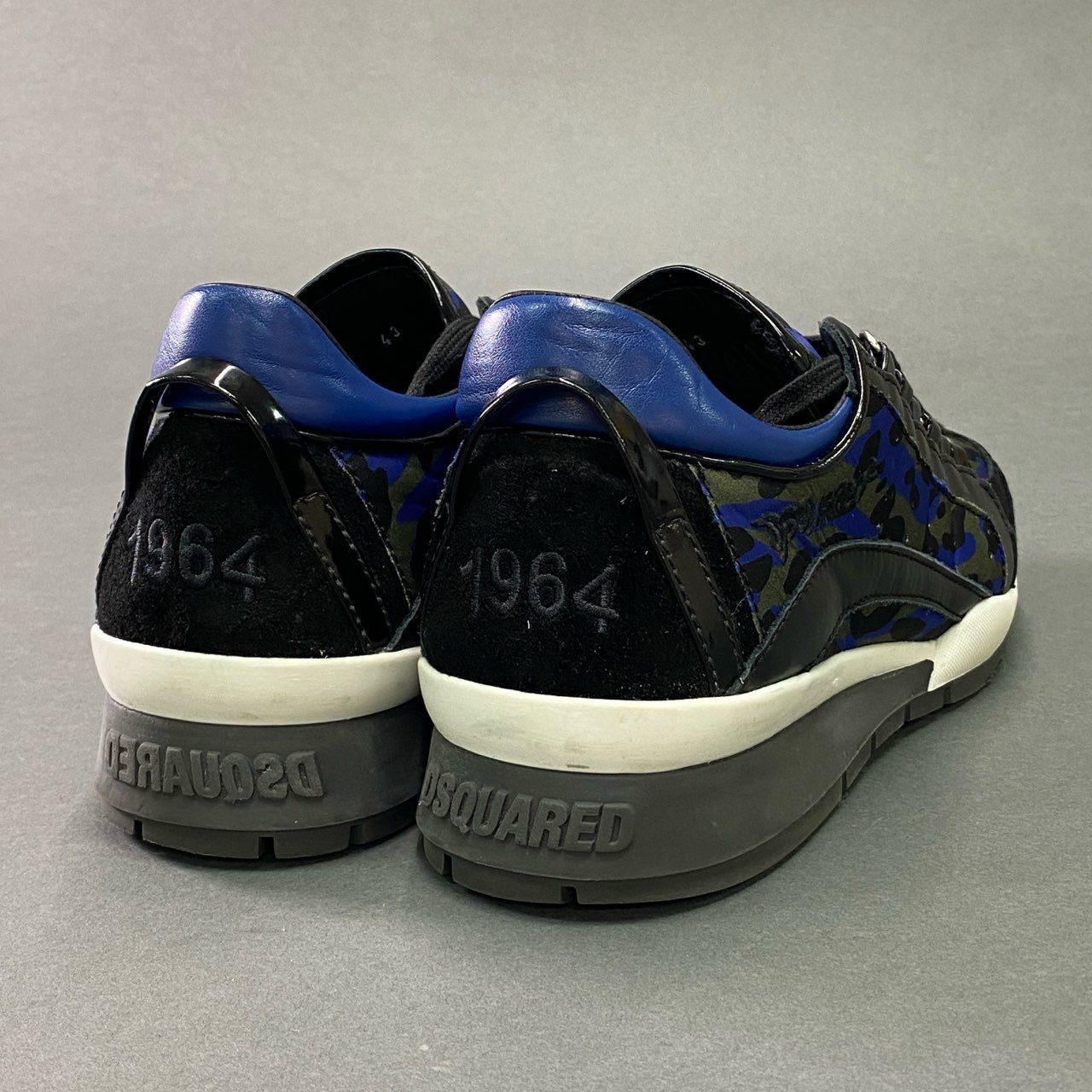 4c18 DSQUARED2 ディースクエアード 551 迷彩 レオパード柄 ローカット 