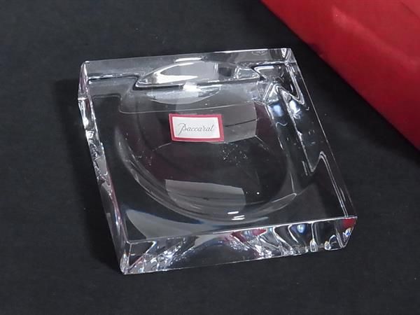 Baccarat バカラ クリスタルガラス アクセサリートレイ 小物入れ インテリア クリア FP4833