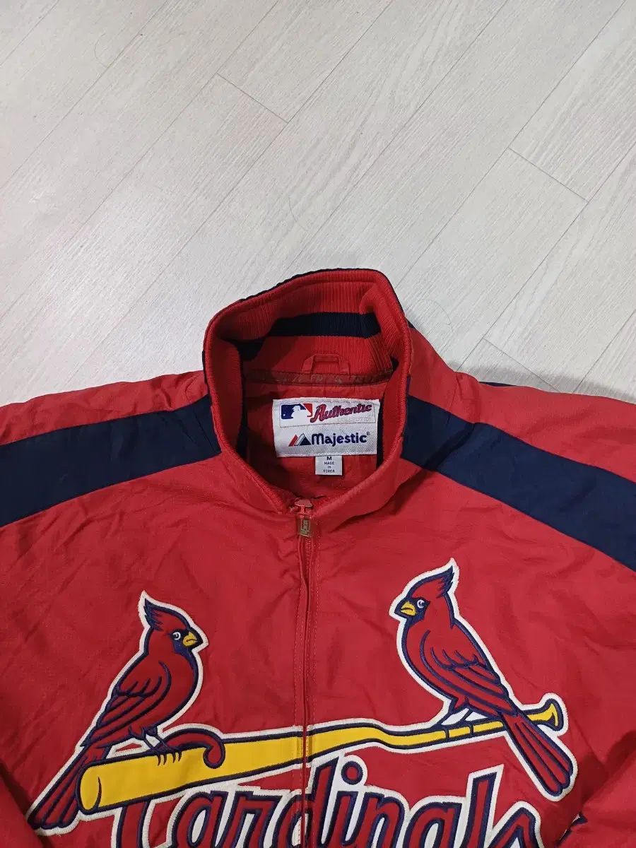 Majestic マジェスティック カージナルス ベースボール ジャケット M サイズ ボックスフィット