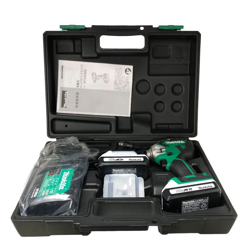 makita マキタ 充電式インパクトドライバ MTD002DSAX 18V グリーン バッテリBL1820G×2個 充電器DC18SG 22509K422