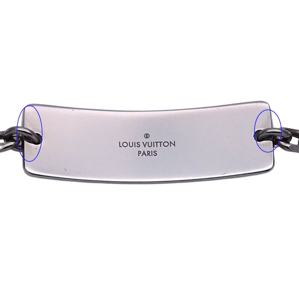 LOUIS VUITTON シルバー ブレスレット ルイ・ヴィトン LOUIS VUITTON ブレスレット メンズ ブランド
