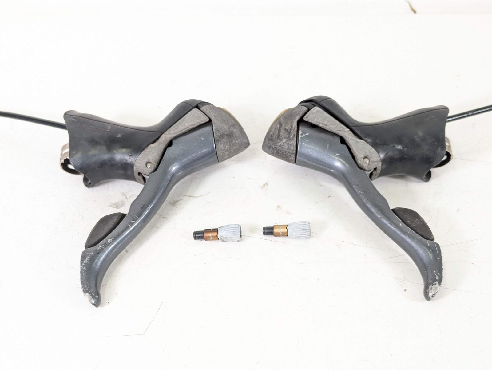 並品】Shimano Claris ST 2400 2x8s 左右セット STIレバー