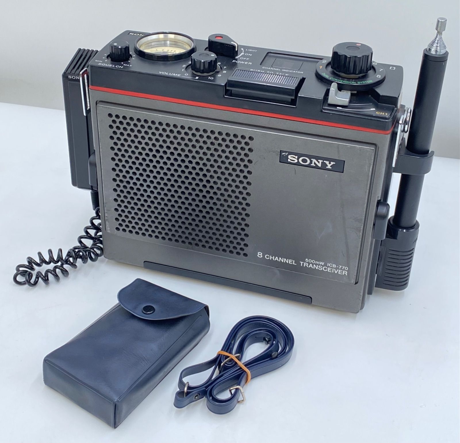 ソニー ICB-770 市民ラジオ CB無線機 8ch 500mW SONY20 数量限定，低価