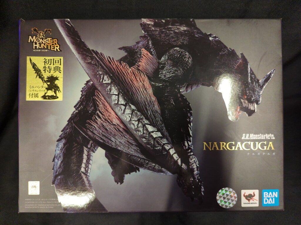 S.H MonsterArts ナルガクルガ 初回特典付き 開封品 未開封 S.H.