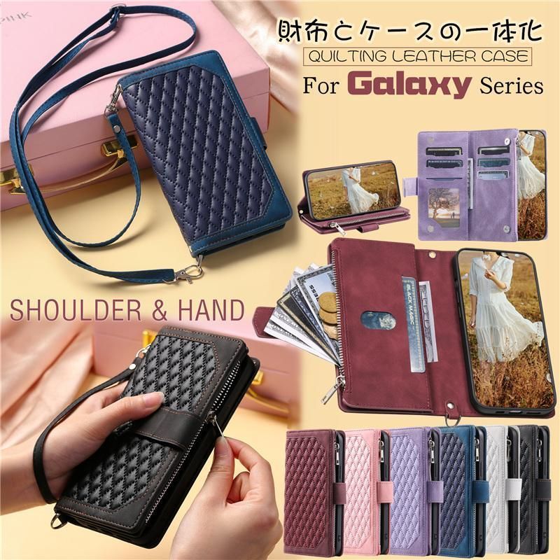 新品 スマホケース ショルダー タイプ 手帳型 Galaxy A55 A53 A54 ケース ショルダー ハンド ストラップ付き Galaxy S24 S22 S23 ultra FE S21 S20 S10 Plus 手帳型ケ kkk