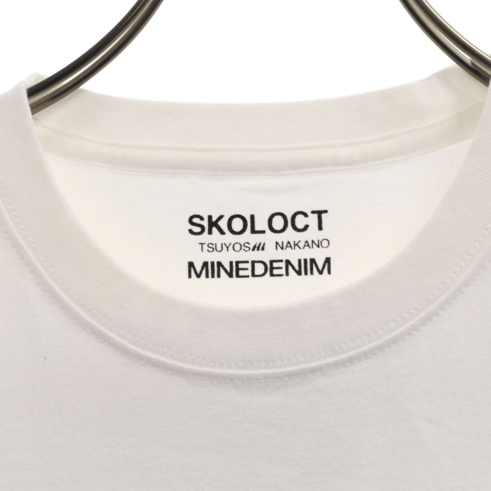 MINEDENIM (マインデニム) 22SS×SKOLOCT Exhibition Limited Tee マインデニム スコロクト ガールプリント  半袖Tシャツ SKOMND2202-1 ホワイト - メルカリ