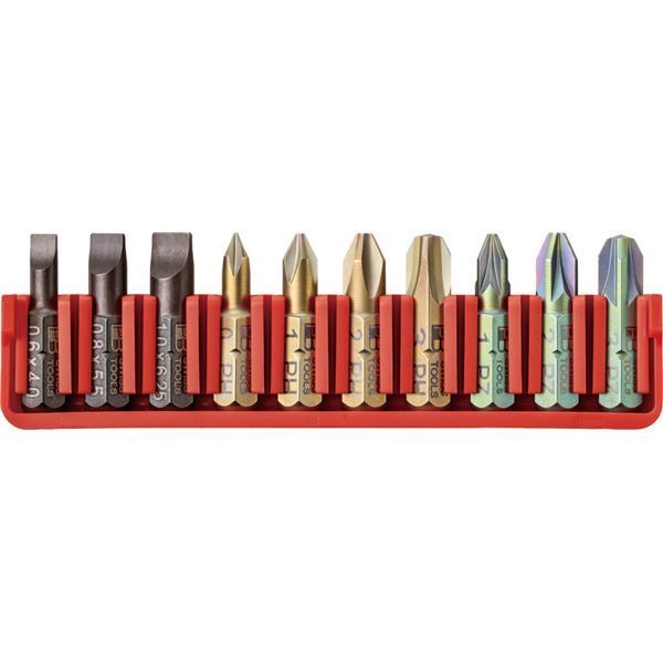 PB SWISS TOOLS ピービースイスツールズ 10本組 ショートタイプ ドライバービットセット ビットホルダー付 パッケージタイプ C6.701CN USTAUSTRALIA_COM_AU
