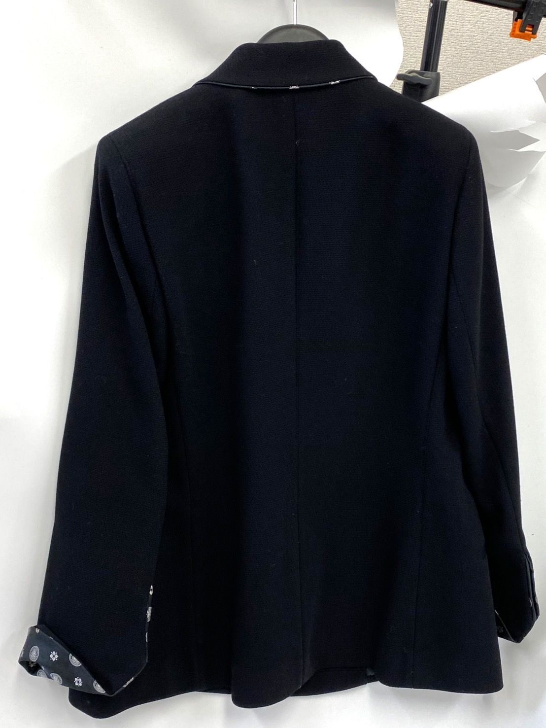 size52☆極美品☆ジャンニヴェルサーチ ロングジャケット コート起毛生地 極美品◇ジャンニヴェルサーチ ニット フーディーコート ウール