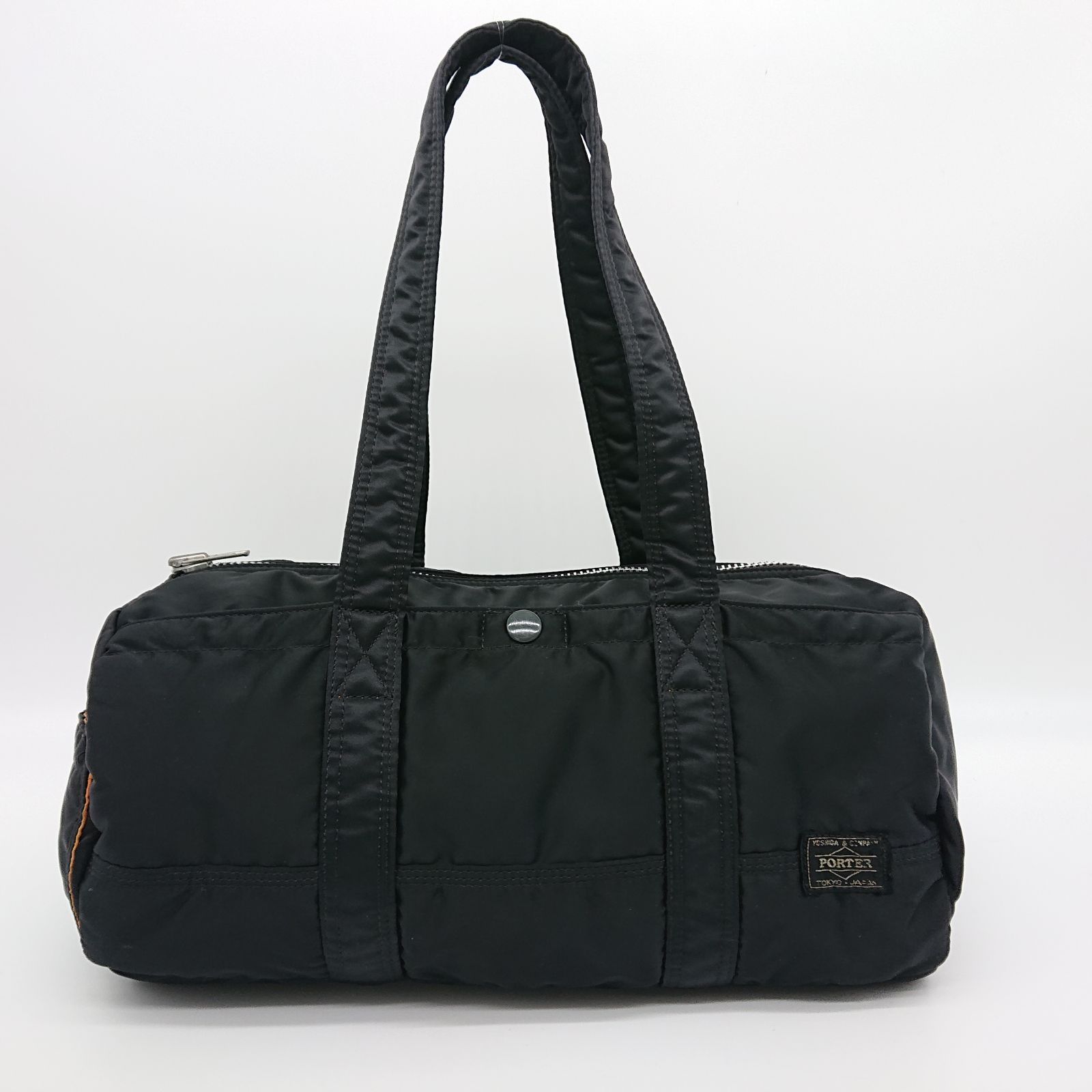 PORTER ポーター タンカー ミニボストンバッグ ドラムバッグ ブラック