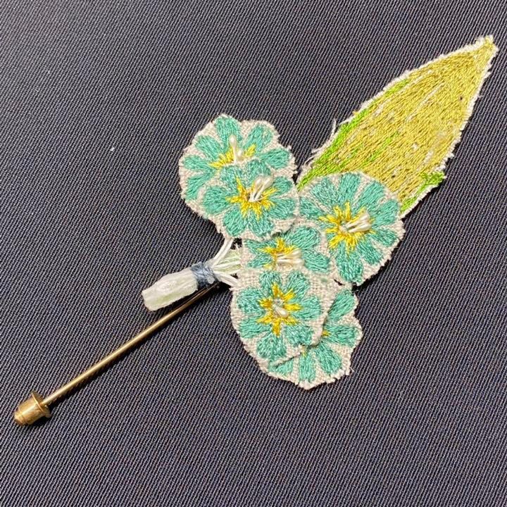 CORAL&TUSK」『フラワーモチーフ 刺繍ピン』 最終値下げ！コーラル