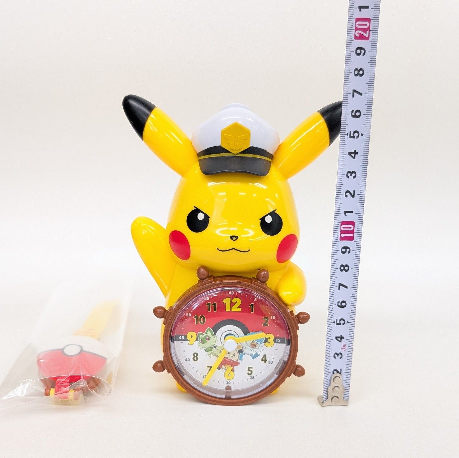 【動作確認済み】初期　ピカチュウ　目覚まし時計 ピカチュウ 目覚まし時計 キャプテンピカチュウ 小学一年生
