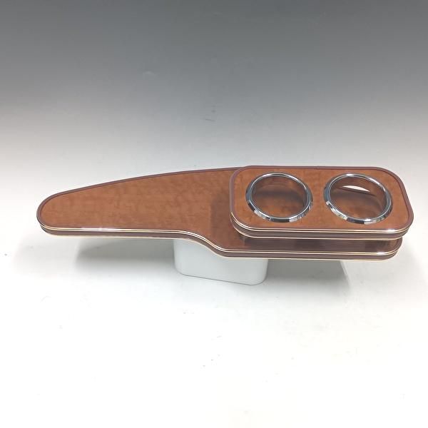 50系プリウス フロントテーブル ウッド 茶ｘゴールド