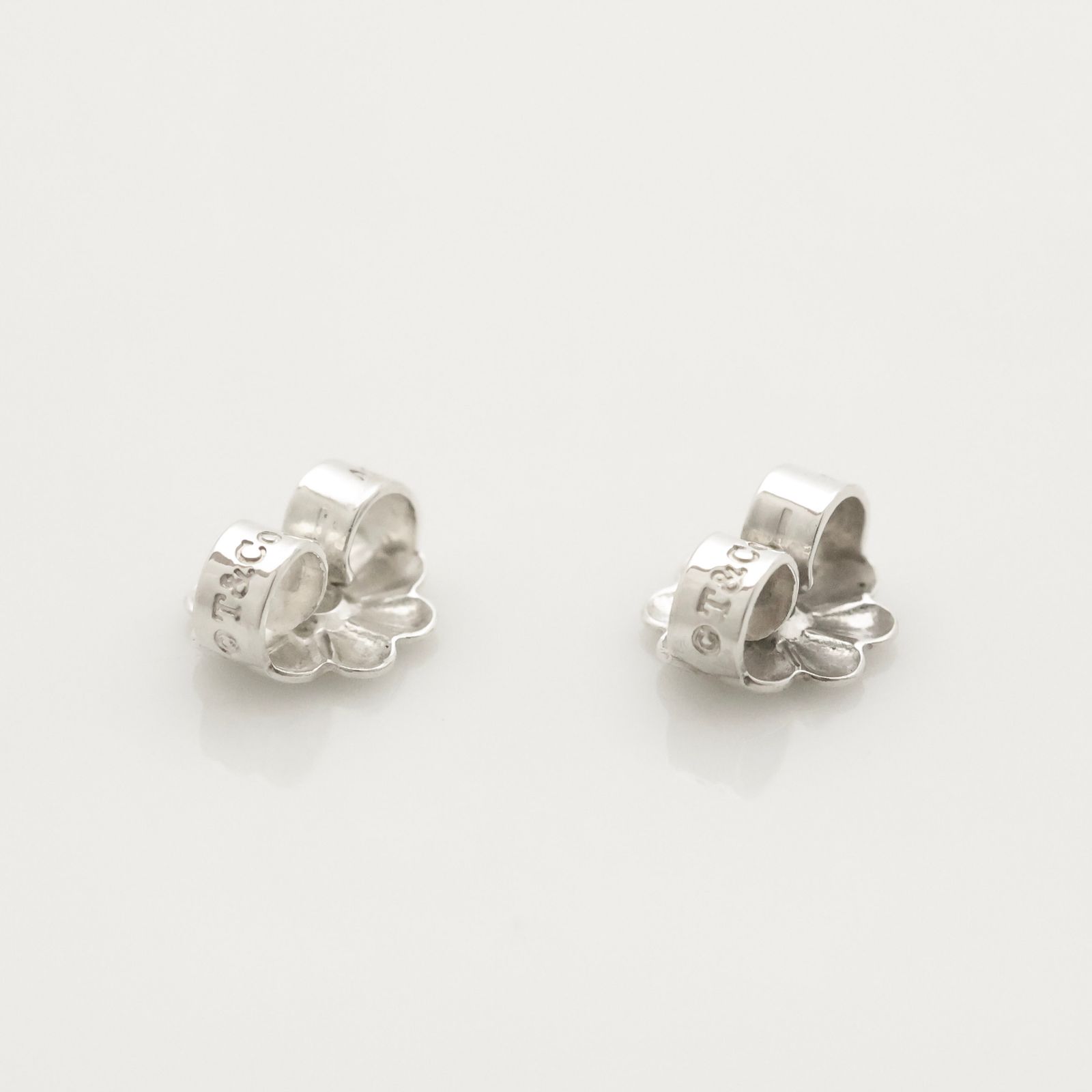 美品】ティファニー TIFFANY&Co. エンチャント ハート スタッド ピアス 