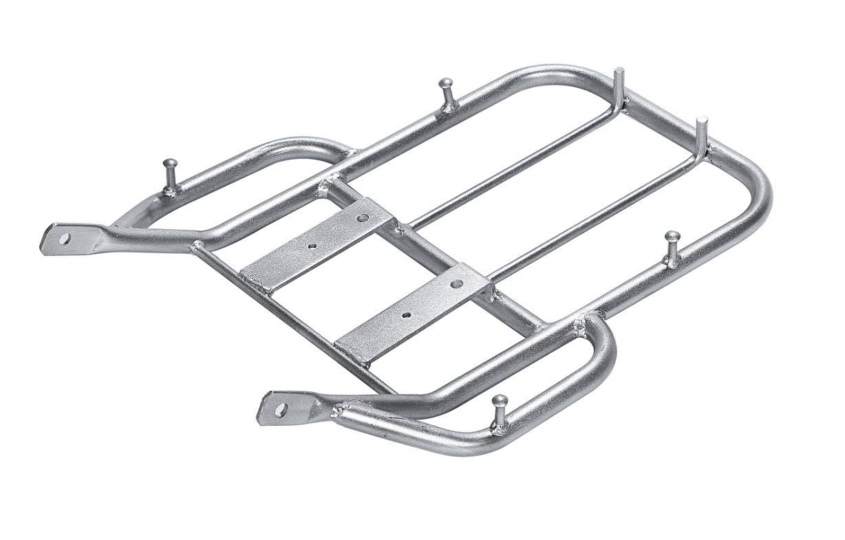 CustomDivine ホンダ用 リア キャリア XR250 XR400 BAJA MD30 バハ 黒 ブラック 銀 シルバー 社外品 バイク カスタム パーツ シルバー シルバー FFCRYSTALESIA_COM