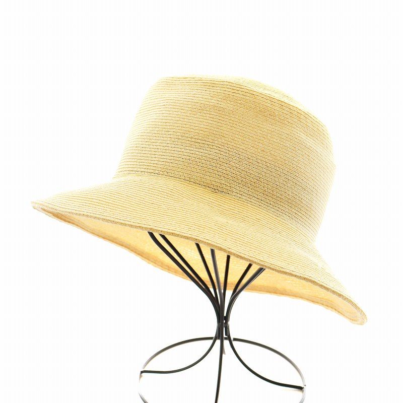 FOXEY　ストローハット　麦わら帽子 FOXEY フォクシー 帽子 ストローハット 麦わら帽子 黒リボン