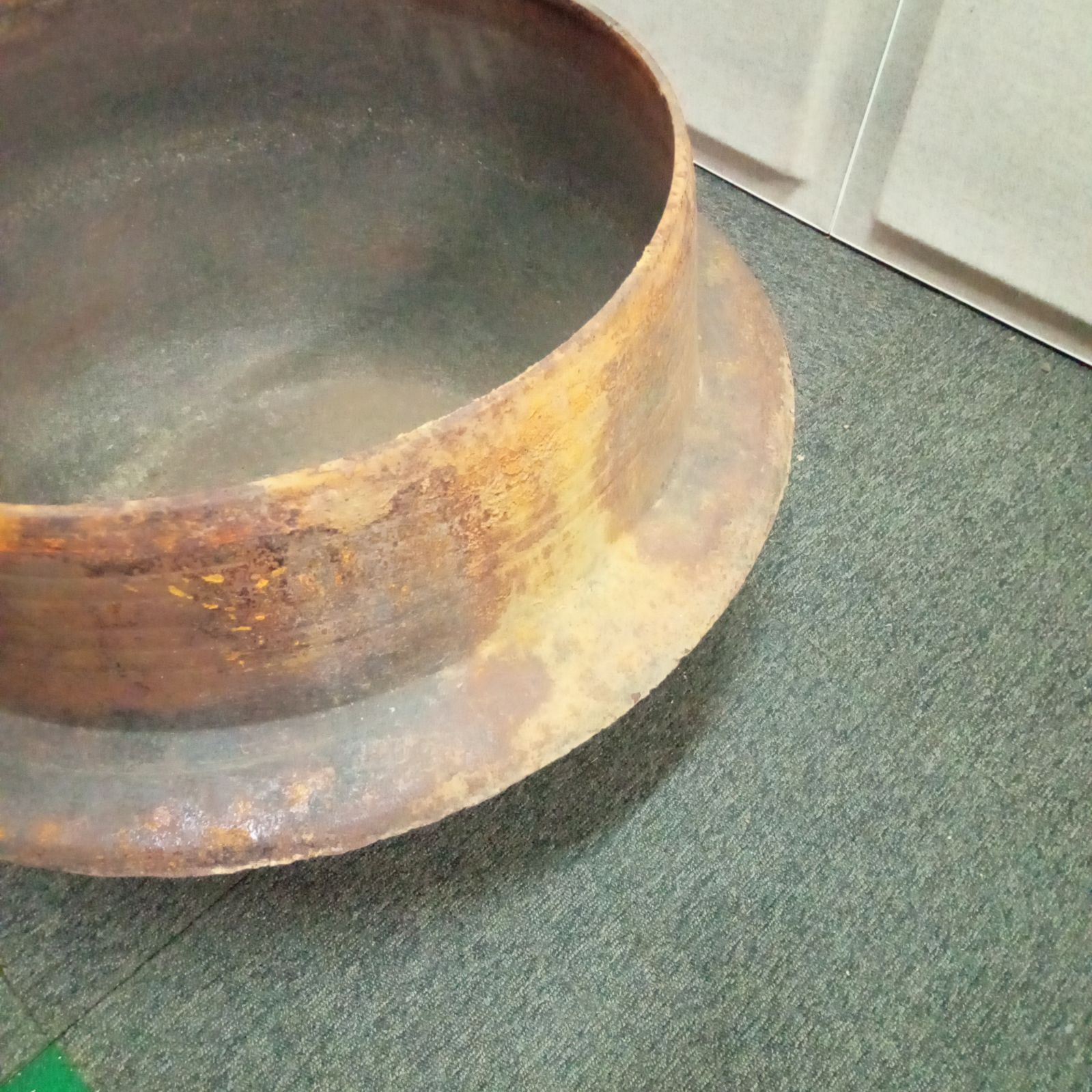 ◯ 鉄釜 最新 釜 羽釜 昭和 レトロ アンティーク ◯ 鉄釜 重量12キロ