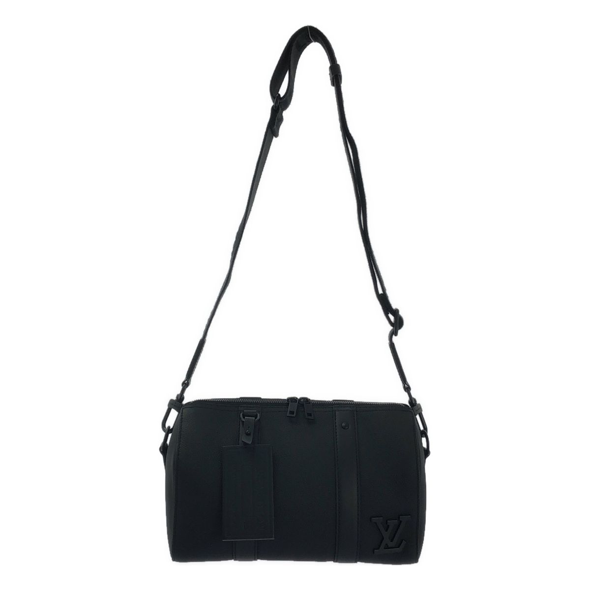 Louis Vuitton ルイヴィトン M59255 シティ キーポル ノワール レザー ショルダー バッグ ブラック レディース