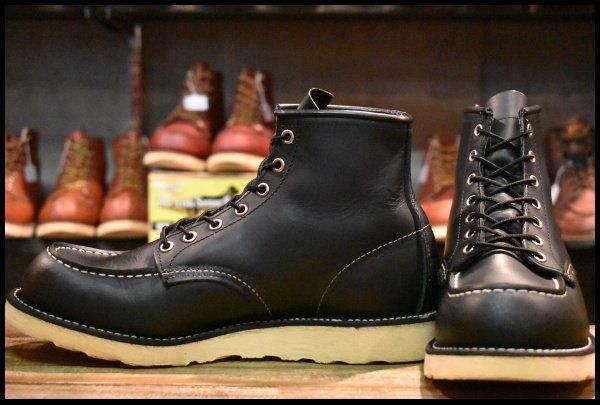 8.5E 良品 08年】レッドウィング 8179 アイリッシュセッター 黒 
