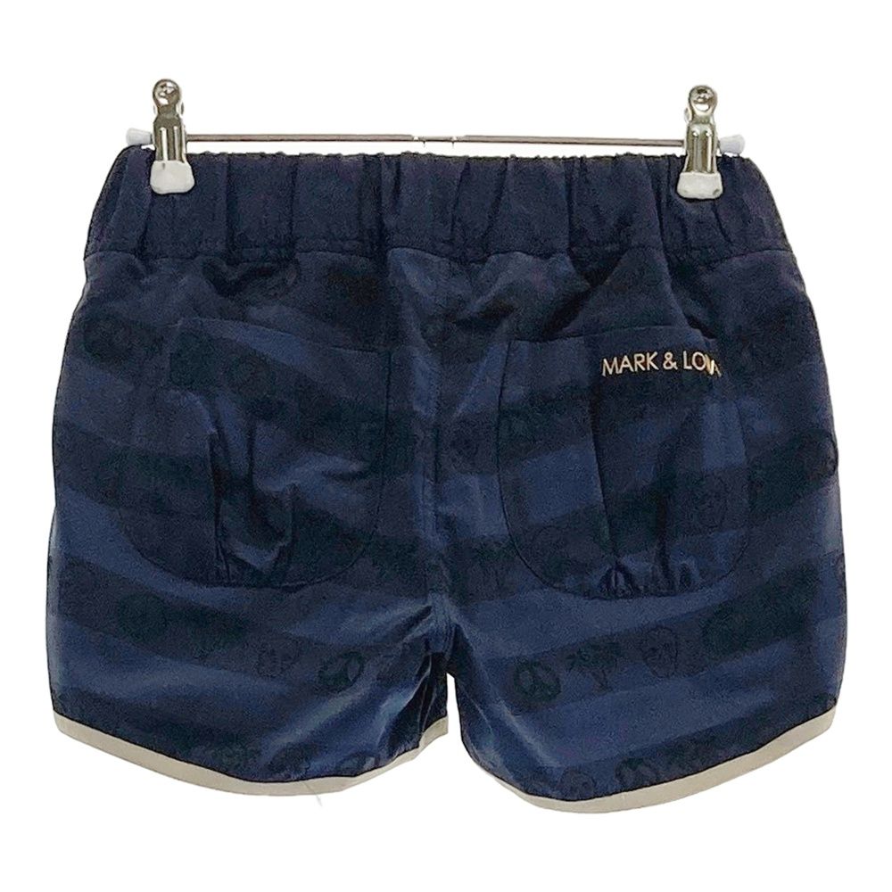 サイズ：S MARK&LONA マークアンドロナ MLW-17S-T50 ショートパンツ ボーダー ネイビー系 [240001198111] ゴルフウェア レディース ストスト