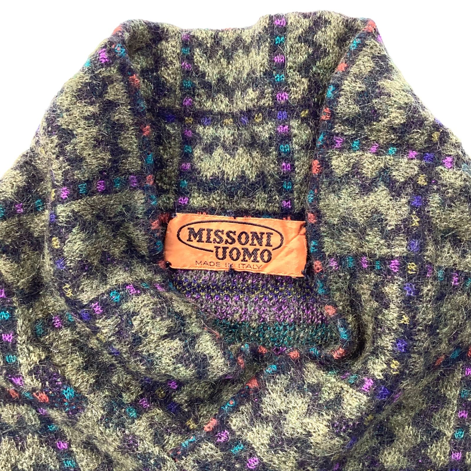 MISSONI UOMO ミッソーニ ウオモ ニット 総柄 ヴィンテージ オールド 