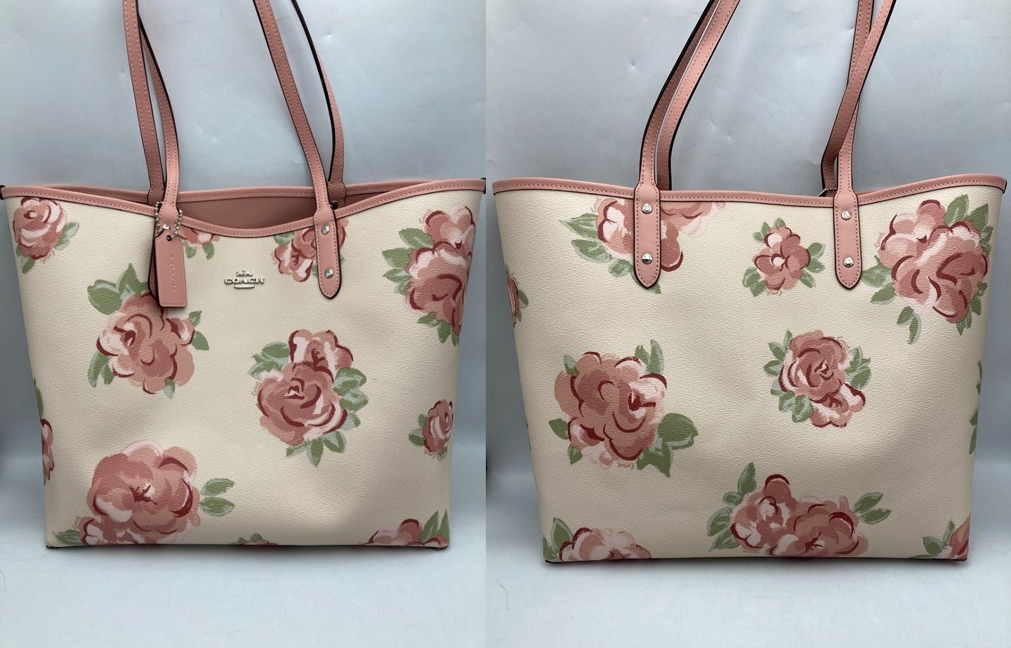 COACH コーチ ジャンボ フローラル プリント リバーシブル トートバック F45317 D4