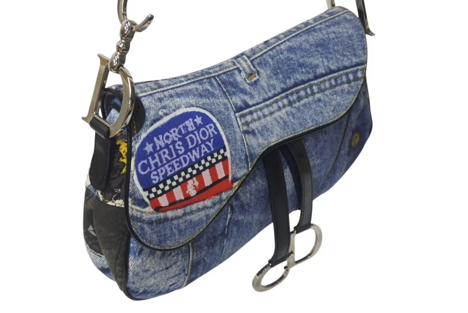 クリスチャン ディオール ダブルサドルバッグ デニム DIOR | Saddle