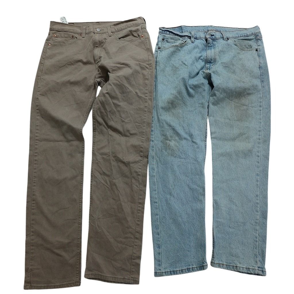 古着卸 リーバイス 505 デニム パンツ 8枚セット メンズ 36 インディゴブルー ライトブルー グランジ 古着 NC1286 WWW_NOITHATQUANGTHANH_NET