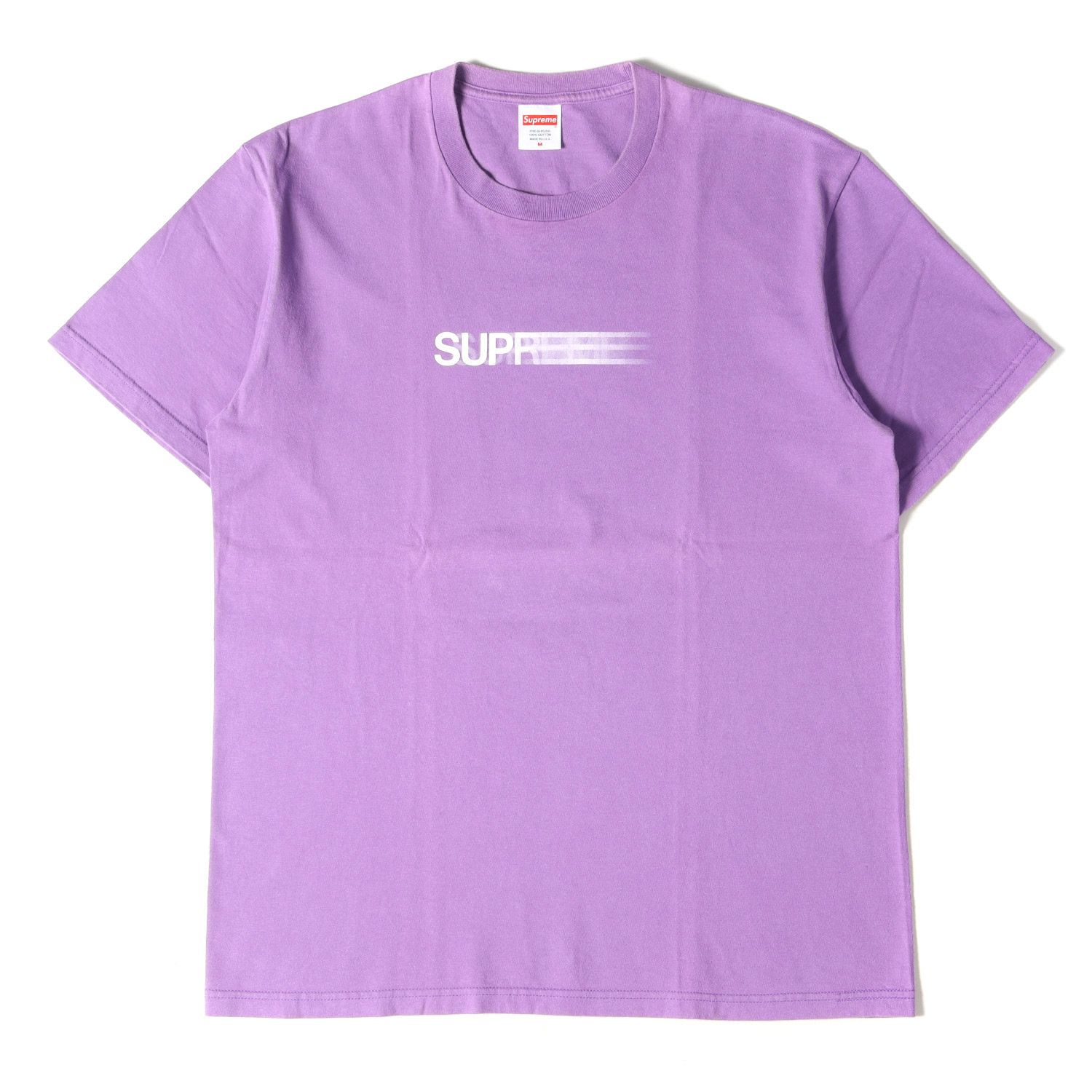 メンズSupreme Motion Logo Tee Purple Large