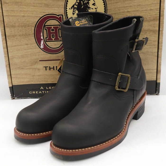 チペワ エンジニアブーツ 未使用 ブランド シューズ 靴 黒 メンズ 7.5サイズ ブラック Chippewa