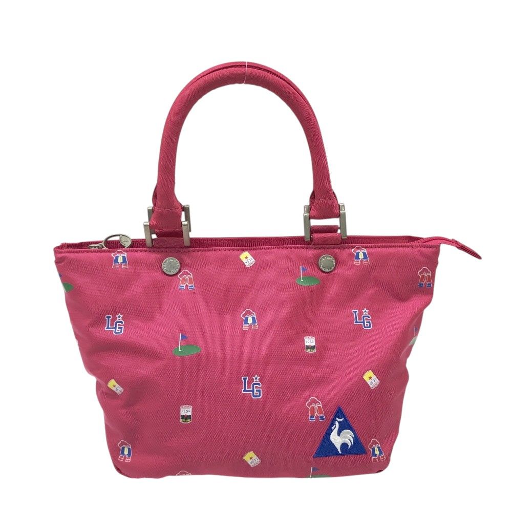 LE COQ GOLF ルコックゴルフ カートバッグ 総柄 ピンク系