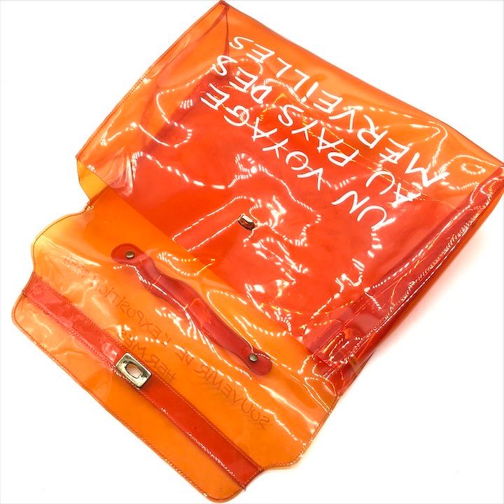 HERMES エルメス ビニールケリー トートバッグ オレンジ 楽天市場】【バッグ】HERMES エルメス ビニール ケリー